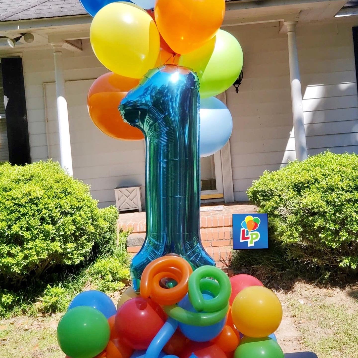 Single Digit - Birthday Balloon Display