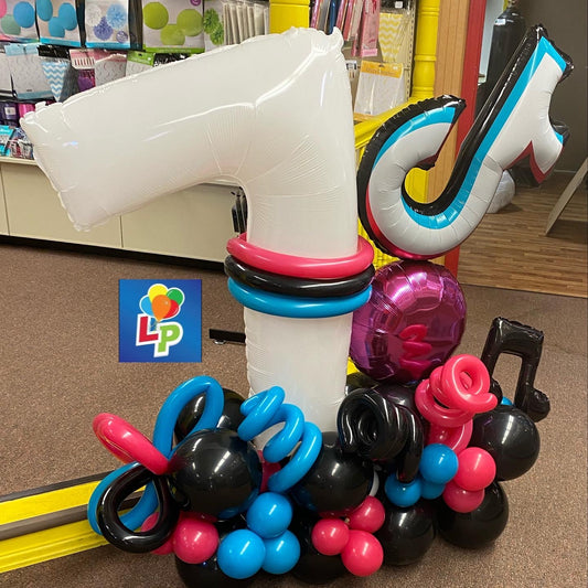 "Theme" Single Digit - Birthday Balloon Display