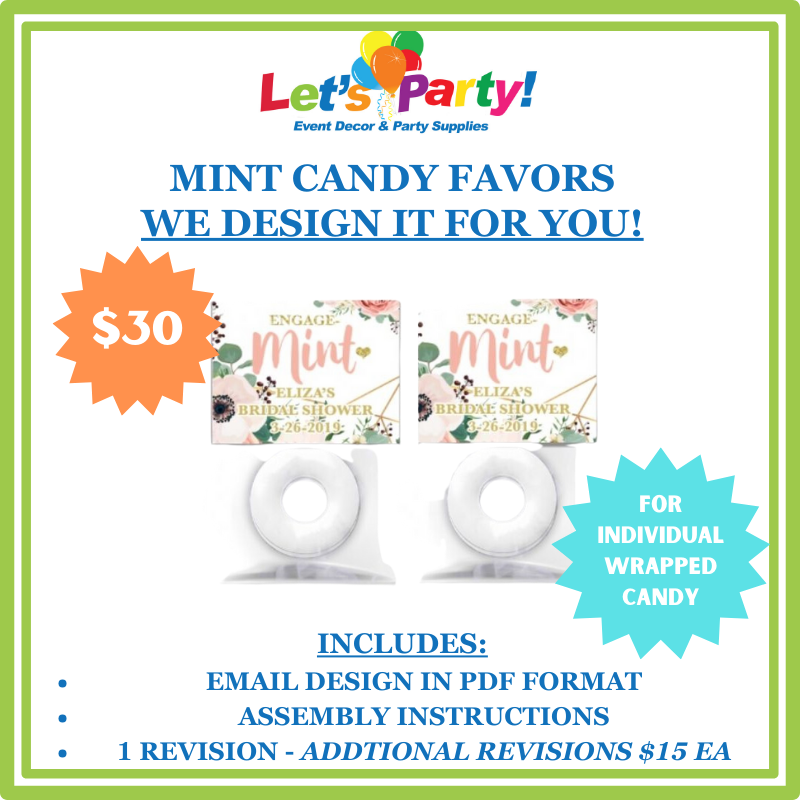 Mint Candy Favors