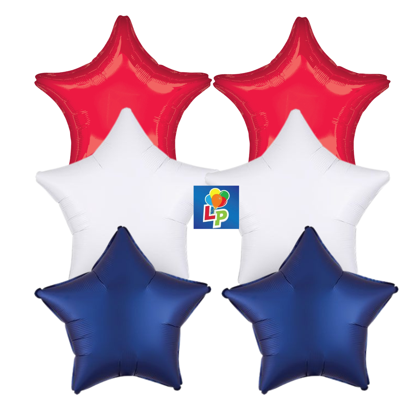 Red, White and Blue 6 Stars Bouquet