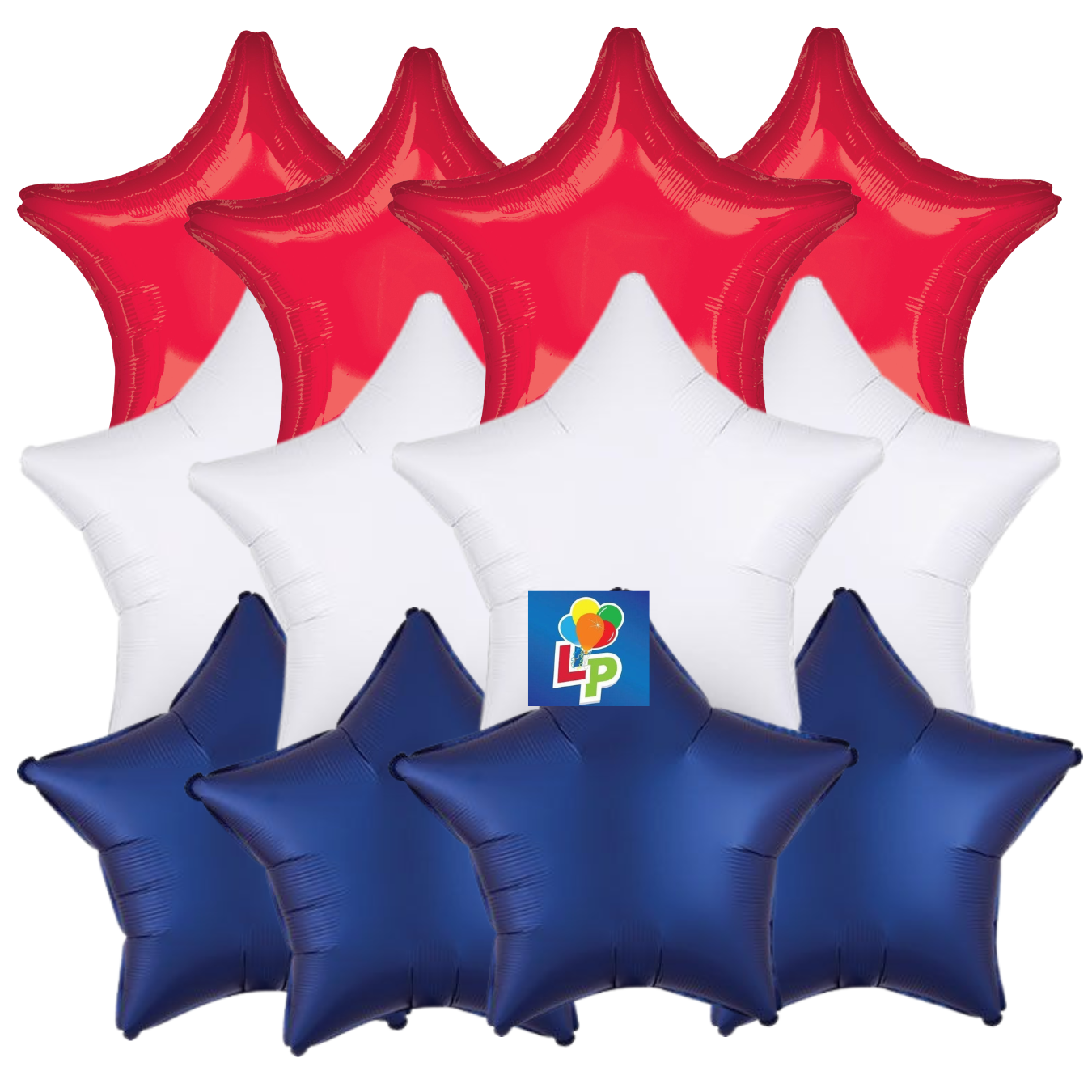 Red, White and Blue 12 Stars Bouquet