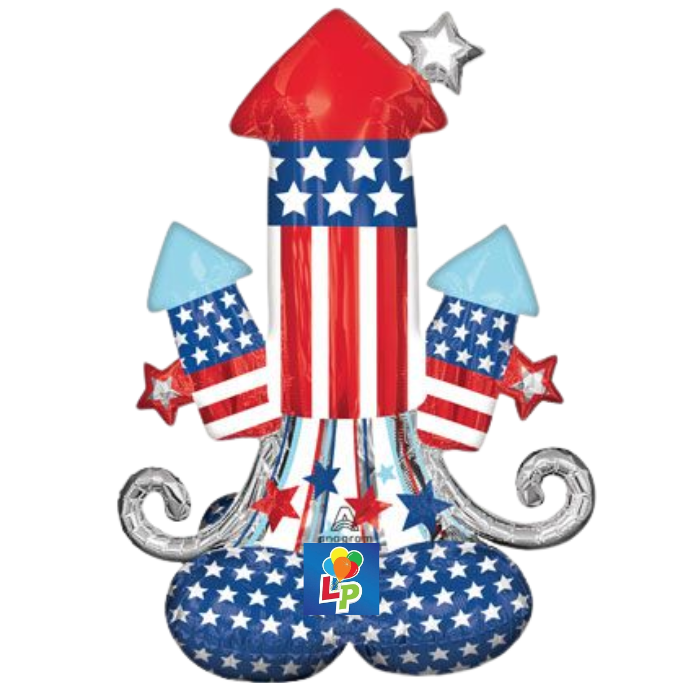 38" Rockets Bursting in Air AirLoonz