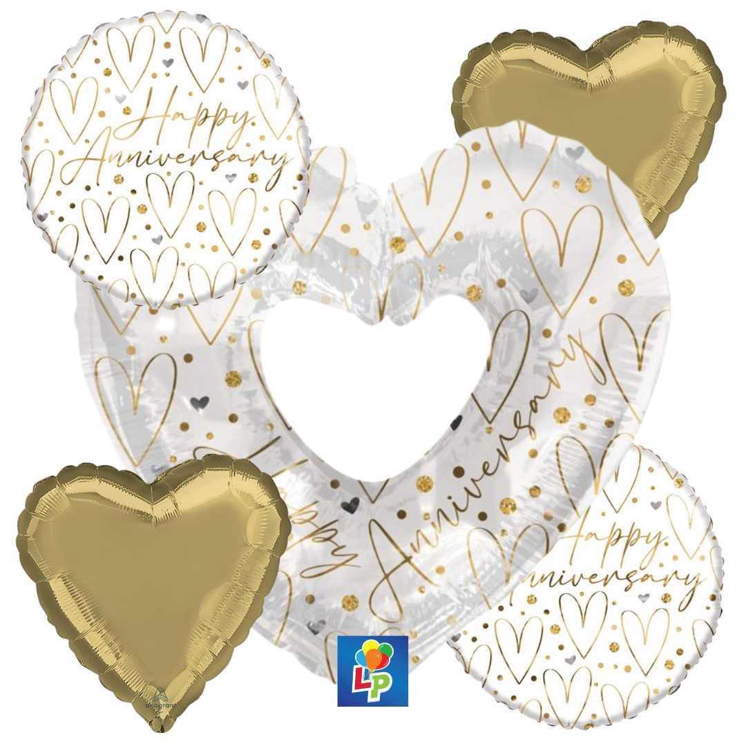Happy Anniversary Balloon Bouquet