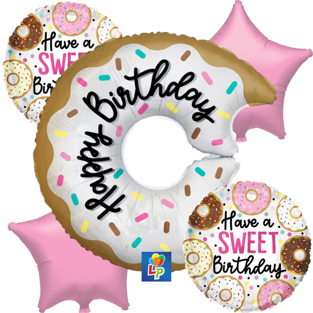 Happy Sweet Donut Birthday Bouquet