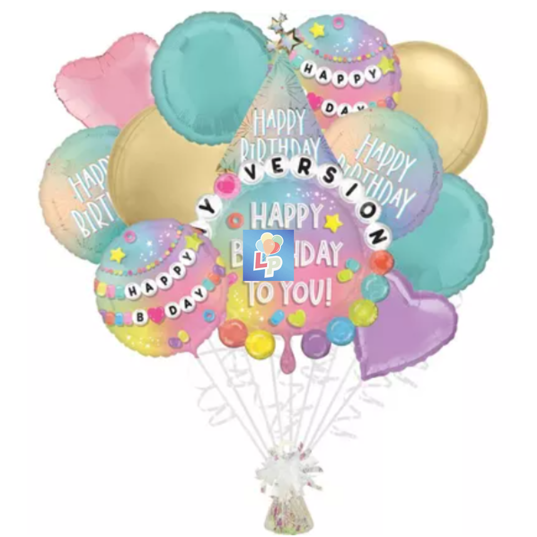 Friendship Balloon Happy Birthday Bouquet