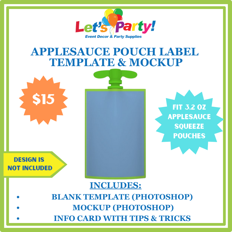 Applesauce Pouch Label