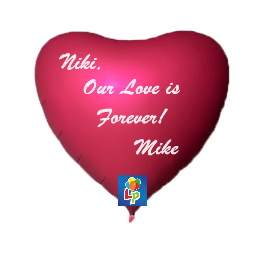 68" JUMBO Heart Balloon