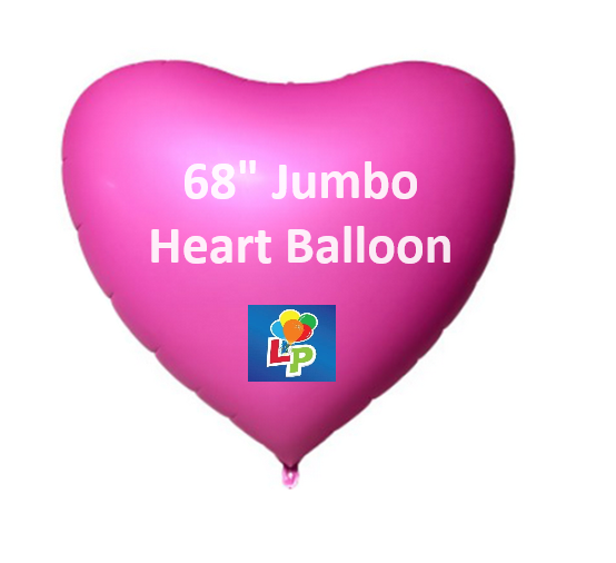 68" JUMBO Heart Balloon