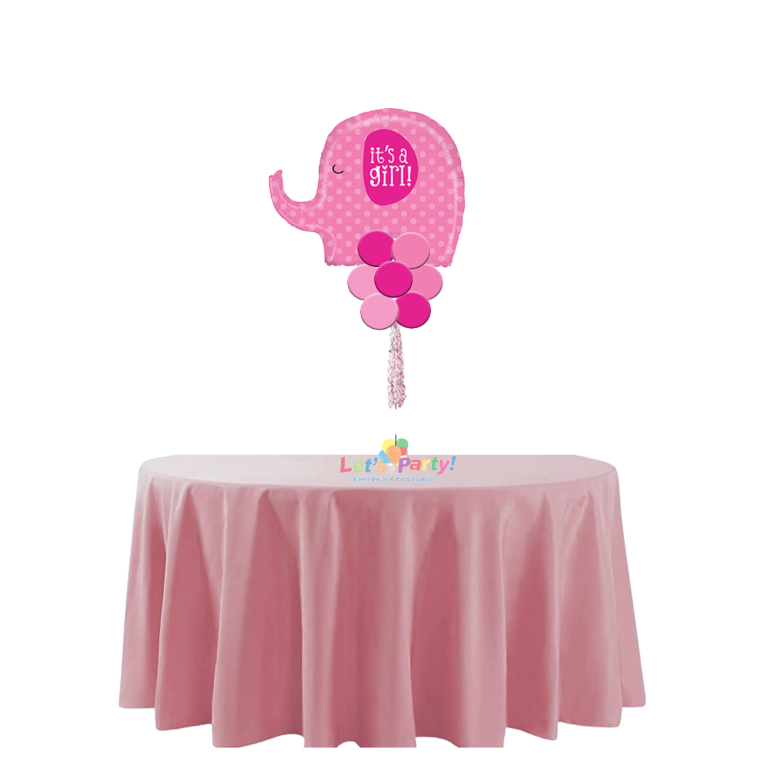Baby Girl Elephant - Table Centerpiece