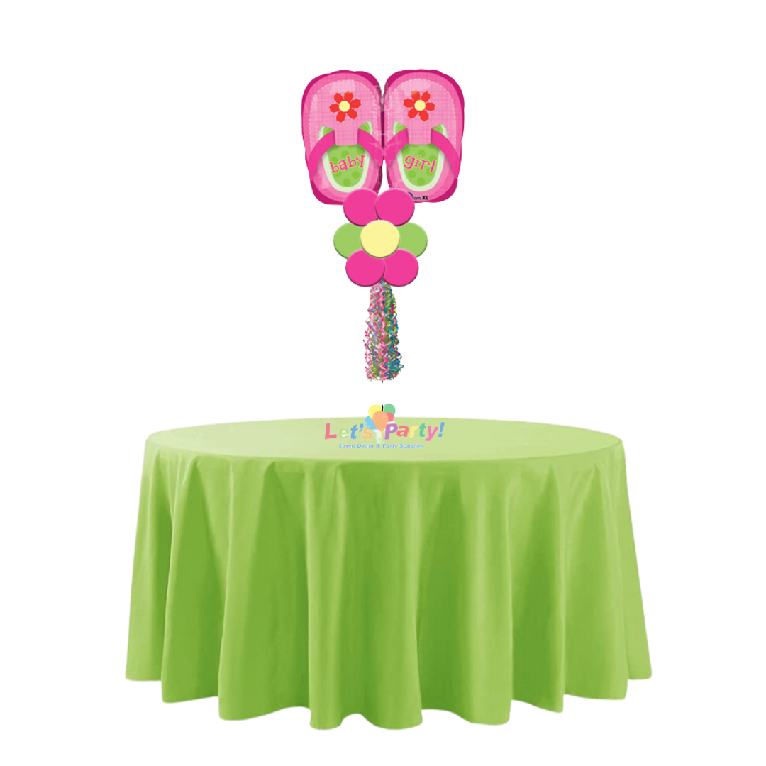 Baby Girl Shoes - Table Centerpiece