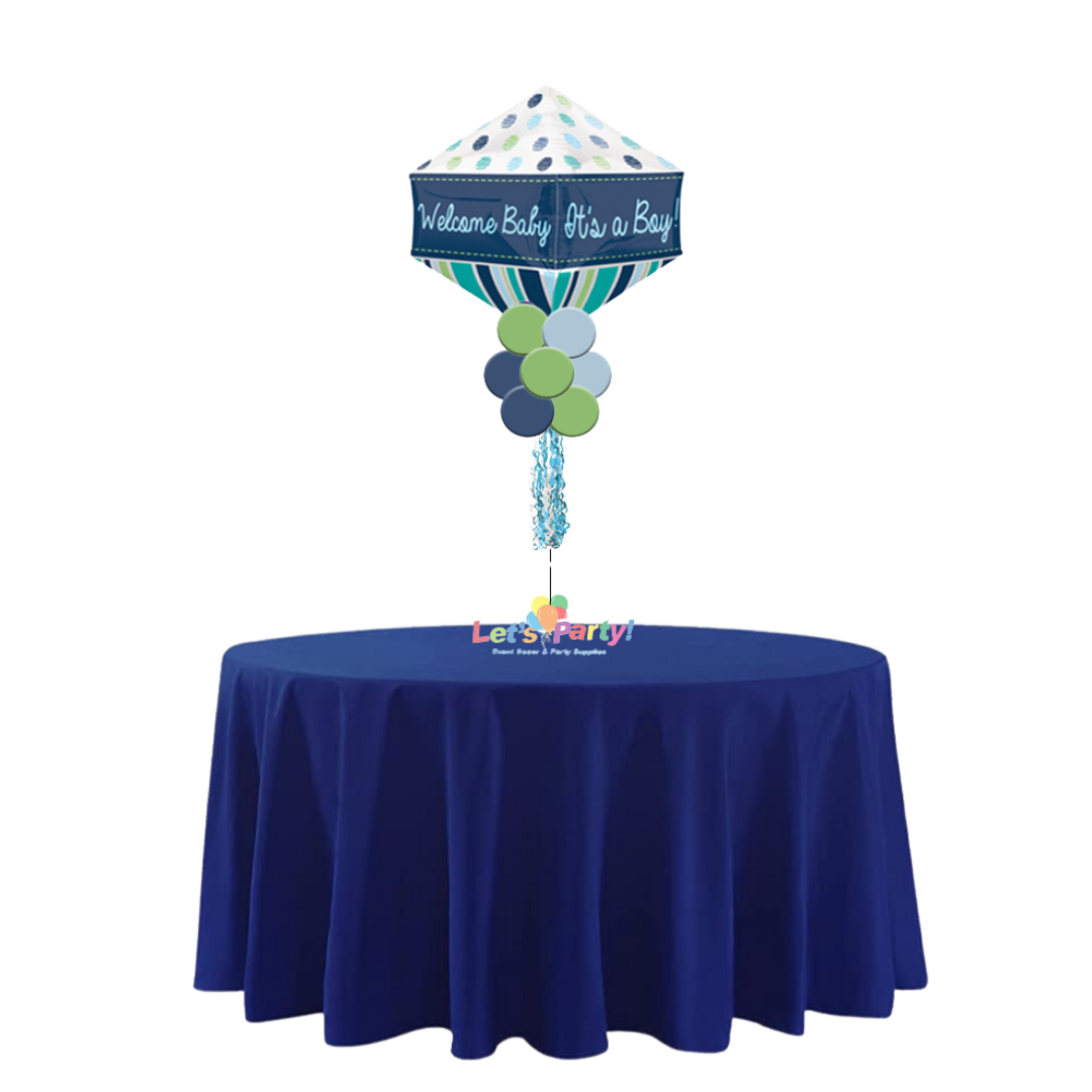 GeoShape Welcome Baby - Boy - Table Centerpiece