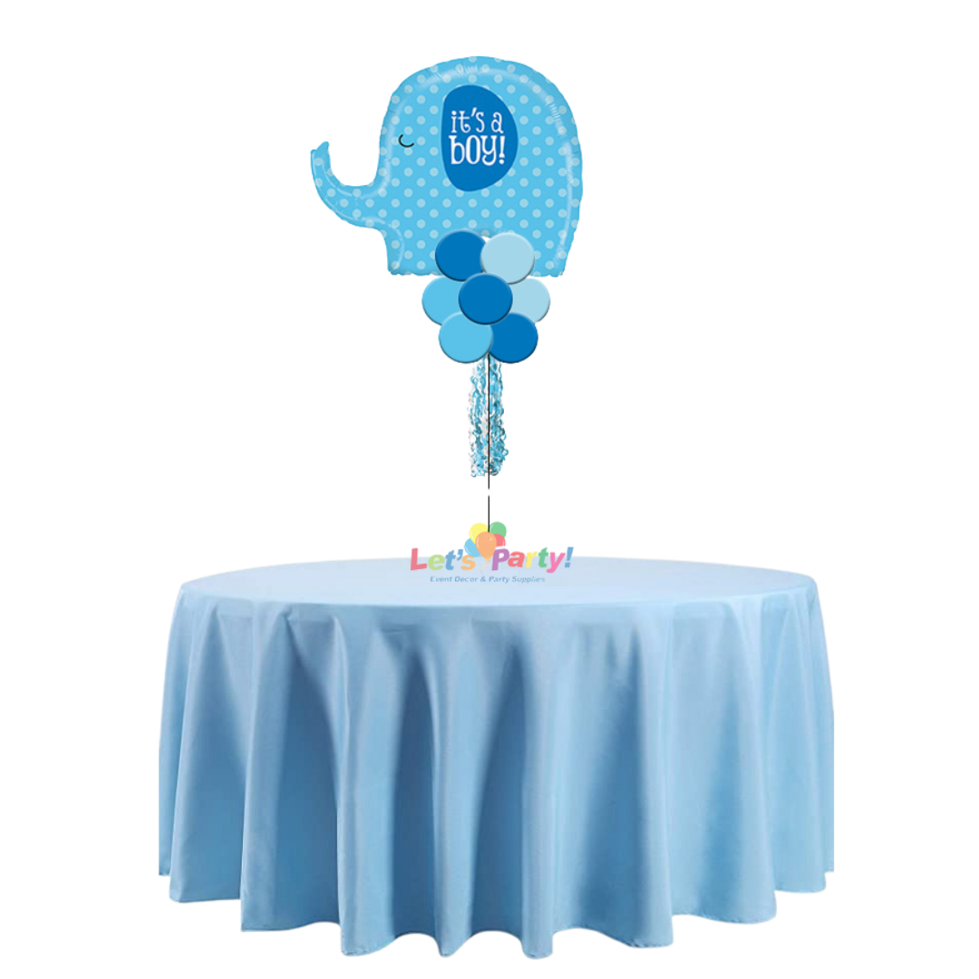 Baby Boy Elephant - Table Centerpiece