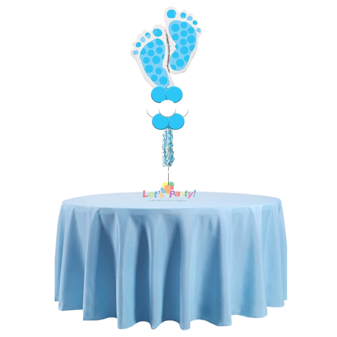 Baby Boy Feet - Table Centerpiece
