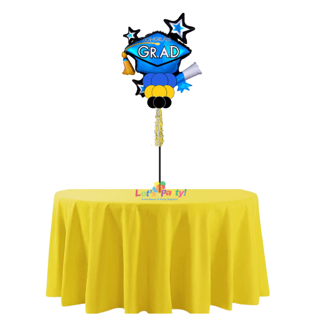 School Pride Grad Cap - Table Centerpiece
