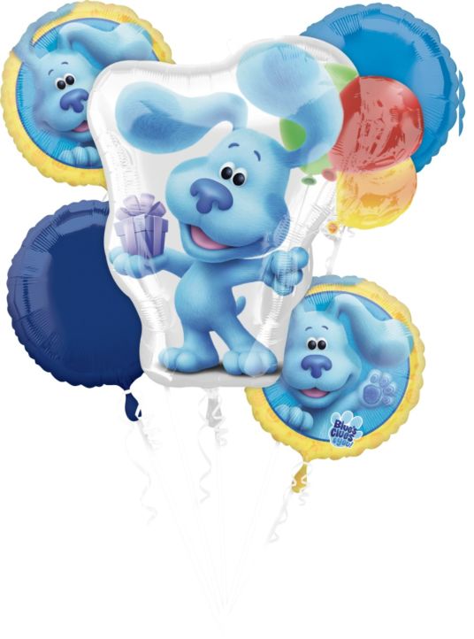 Blue's Clues Balloon Bouquet - Let's Party! Event Decor & Party Supplies