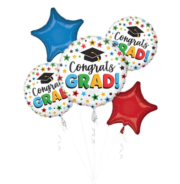 Multi-Colored Grad Bouquet - Let's Party! Event Decor & Party Supplies