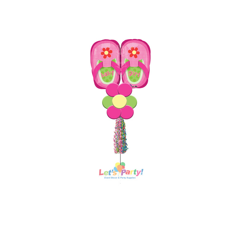 Baby Girl Shoes - Yard Balloon Art - Let's Party! Event Decor & Party Supplies