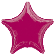18" Star Shape Mylars - Let's Party! Event Decor & Party Supplies