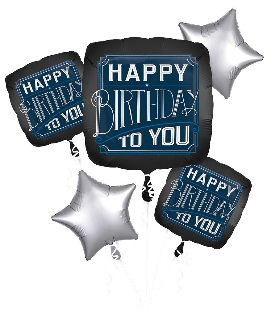 Happy Birthday Man Bouquet - Let's Party! Event Decor & Party Supplies