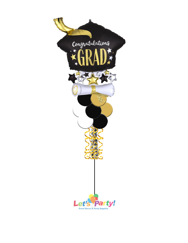 Congratulations Grad- Yard Balloon Art - Let's Party! Event Decor & Party Supplies
