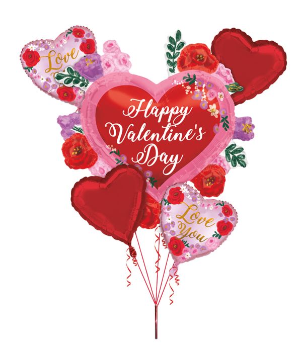 HVD Painted Roses Bouquet - Let's Party! Event Decor & Party Supplies