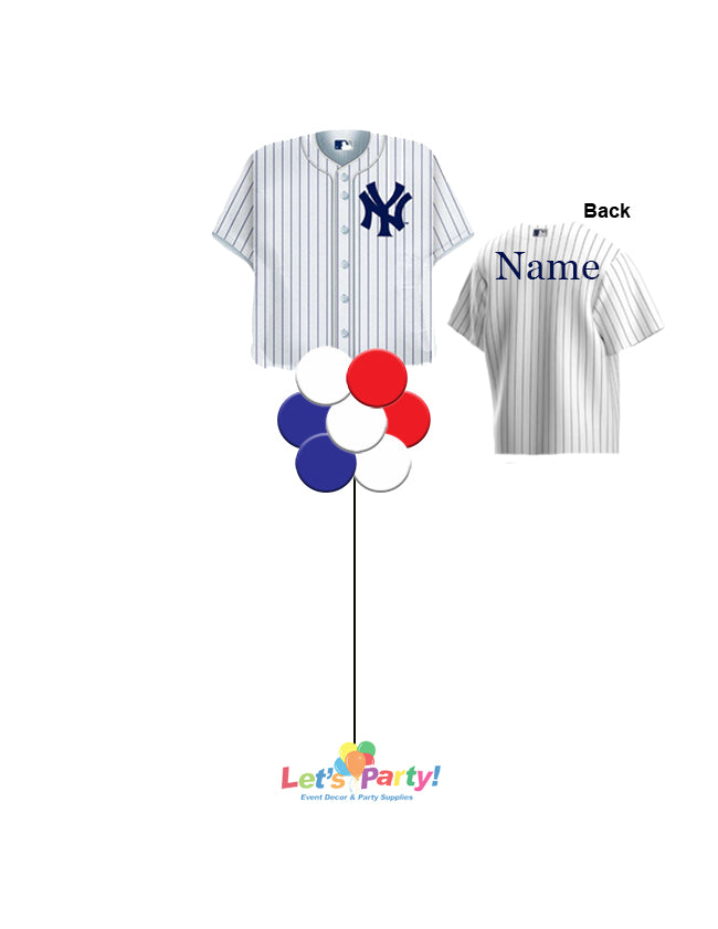 MLB Team Personalized Jersey - Yard Balloon Art – Let's Party