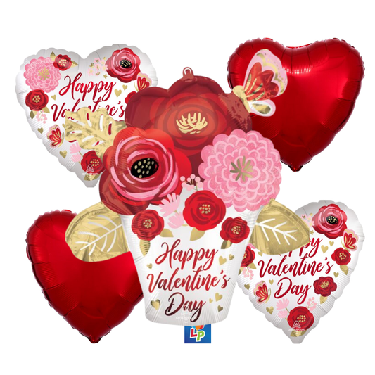 HVD Satin Painted Flowers Bouquet