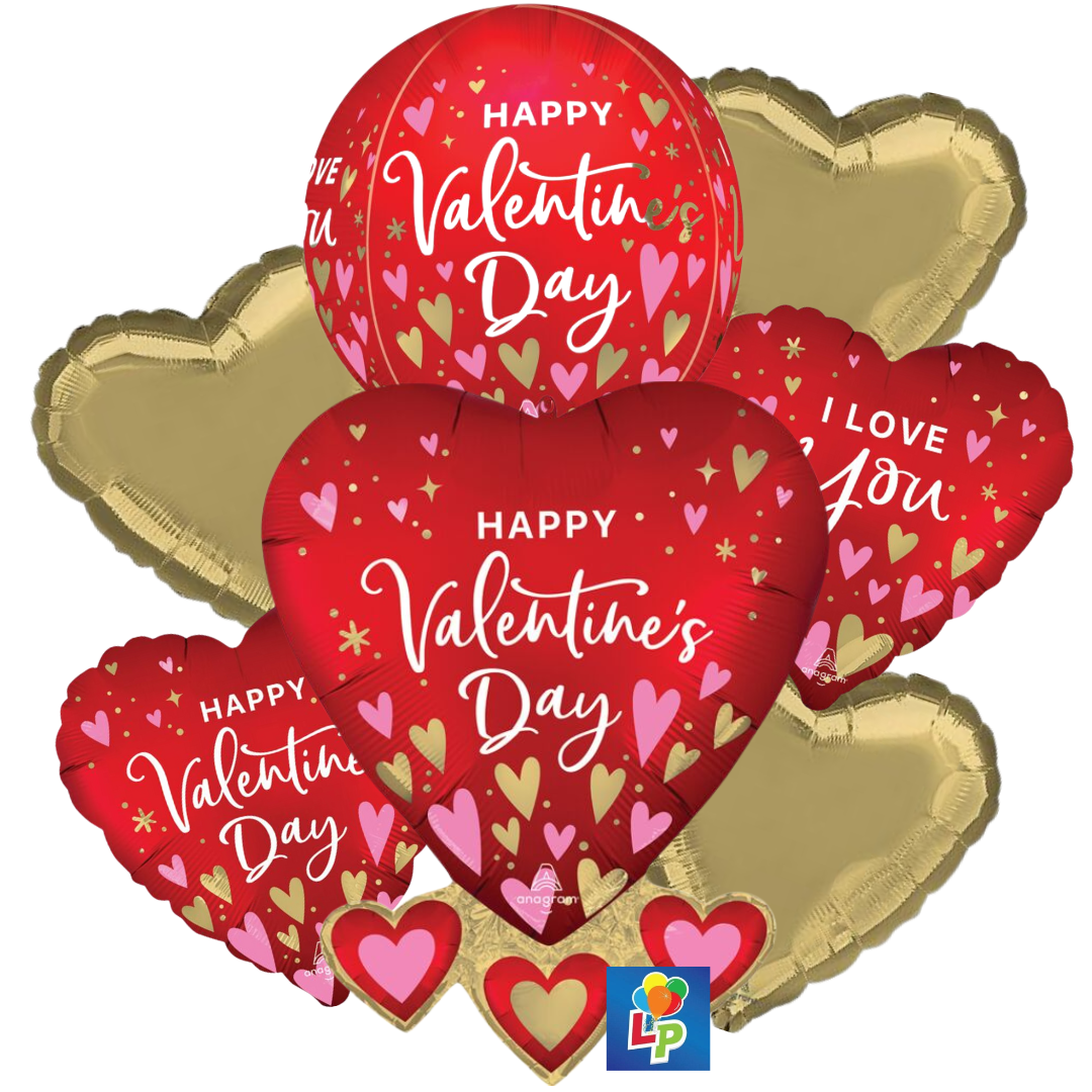 Satin Heartfelt Elegance Deluxe Bouquet