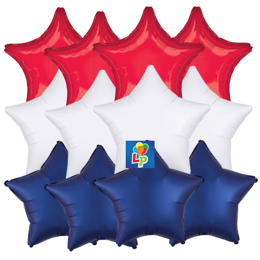 Red, White and Blue 12 Stars Bouquet