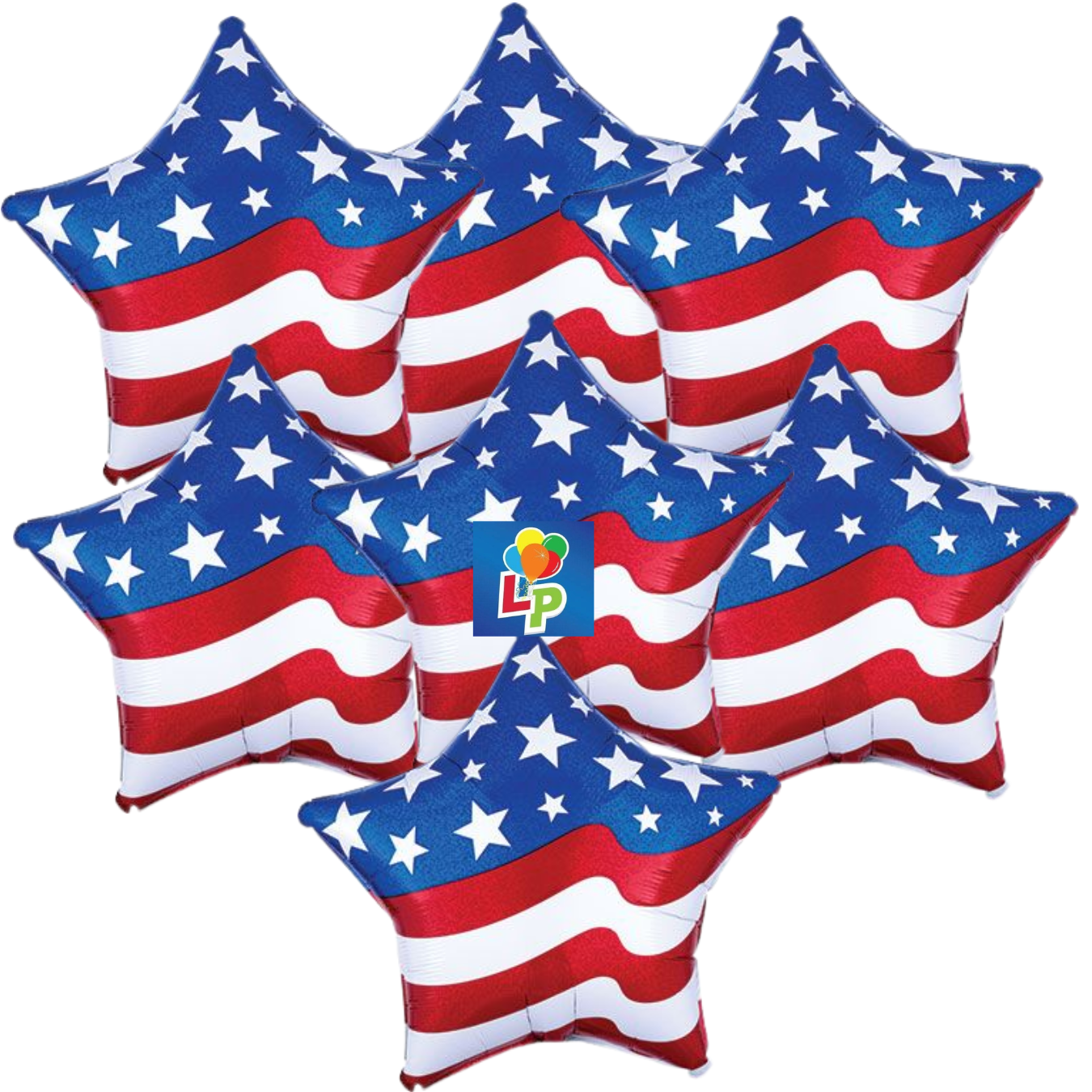 American Flag 6 Stars Bouquet