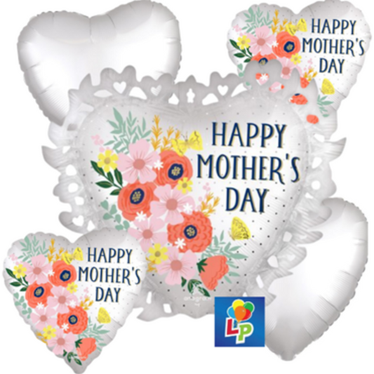 Happy Mother's Day Intricate Satin Bouquet