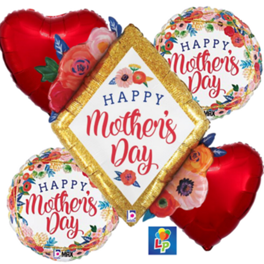 Happy Mother's Day Floral Diamond Bouquet