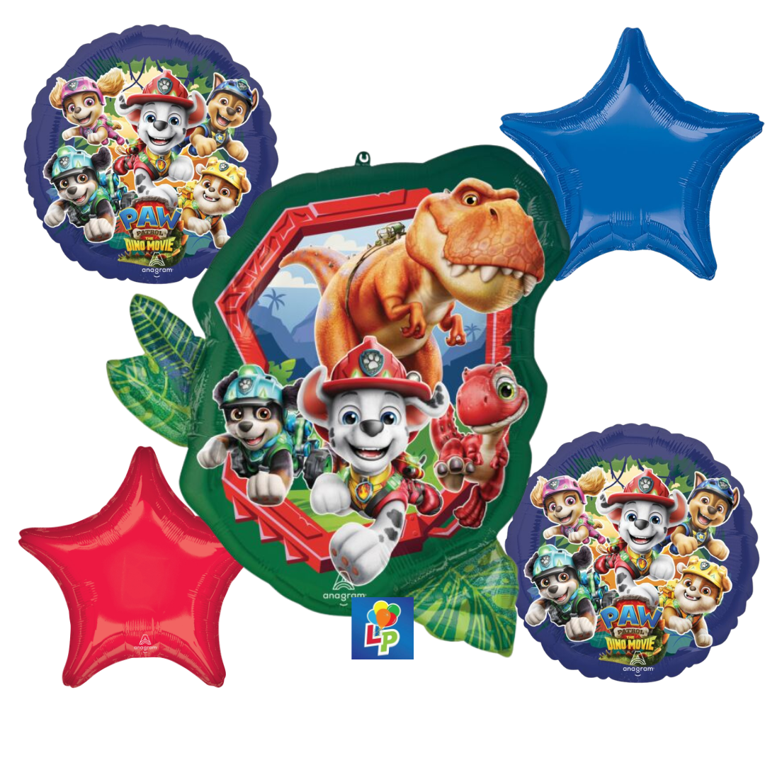 Paw Patrol The Dino Movie Balloon Bouquet