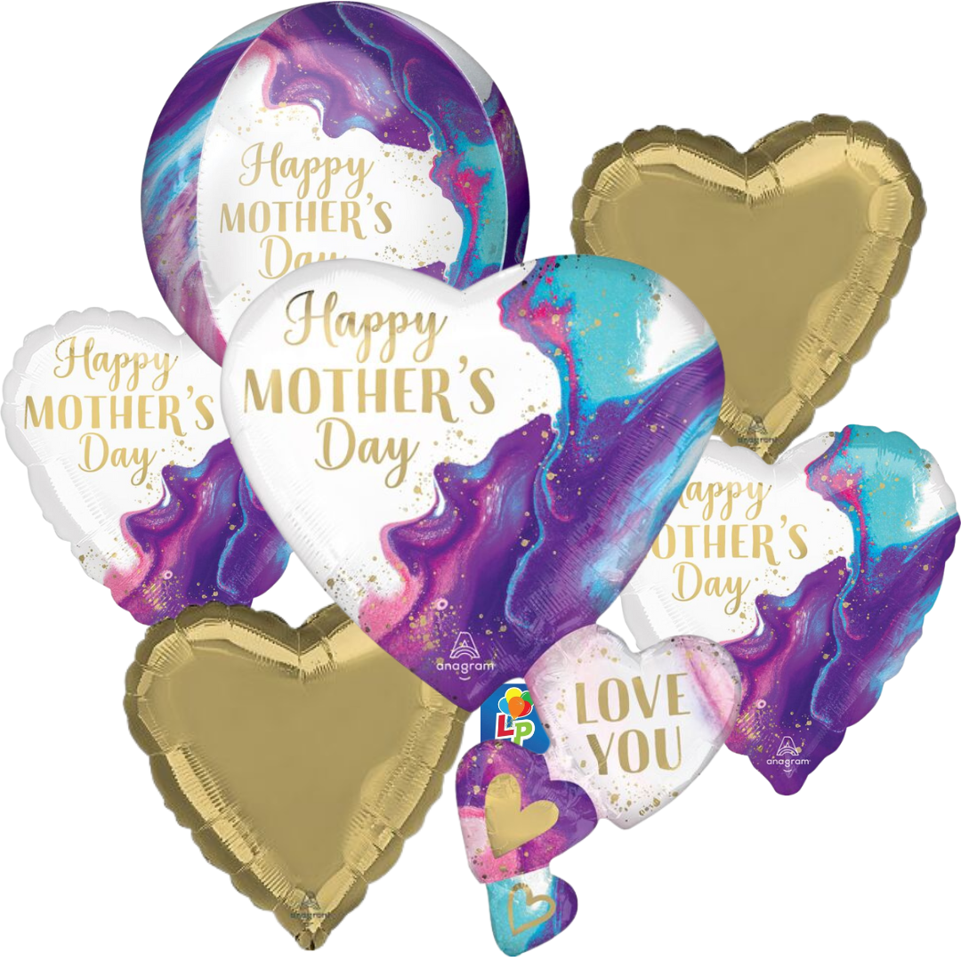 Mother's Day Alluring Marble Large Bouquet