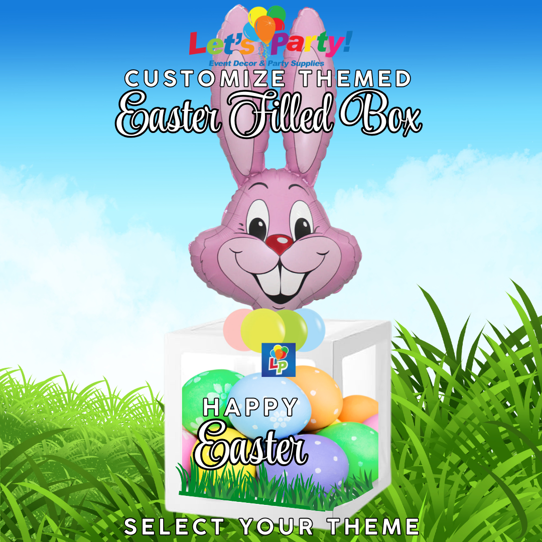 Custom Easter Gift Bunny Box "Personalized with Name"