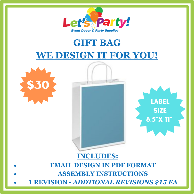 Gift Bag Label