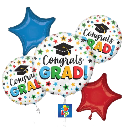 Multi-Colored Grad Bouquet