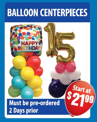 Balloon Table Centerpiece (Choose Your Theme)