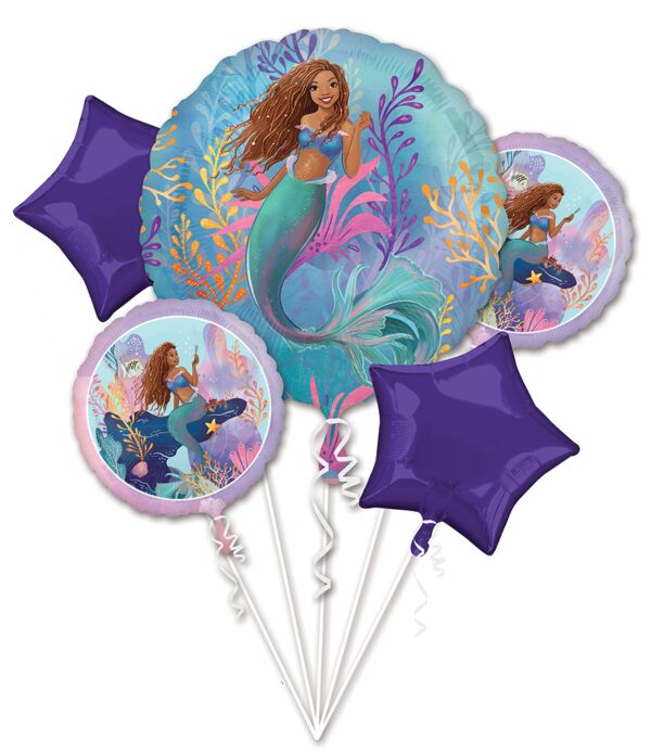 Little Mermaid Balloon Bouquet - Let's Party! Event Decor & Party Supplies