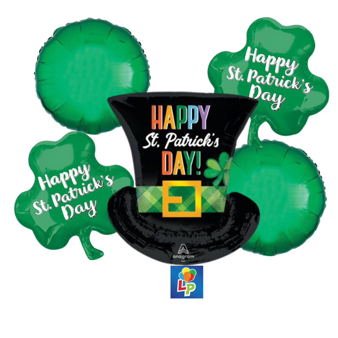 St. Patrick's Day Shamrock Hat Bouquet