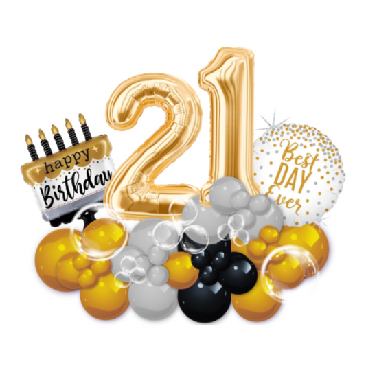 Double Number - Birthday Balloon Display
