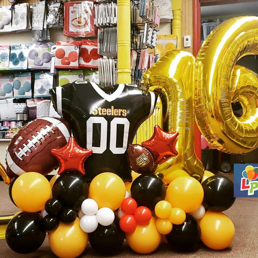 Game Day Double Digit - Birthday Balloon Display