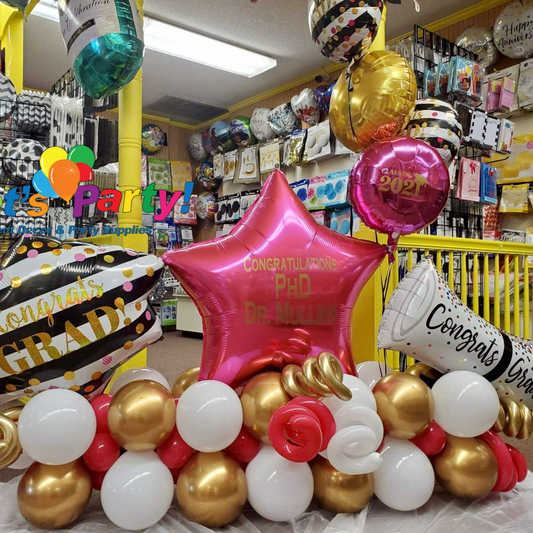 Graduation / Congratulations Balloon Display