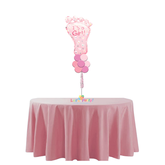 Baby Girl Foot - Table Centerpiece