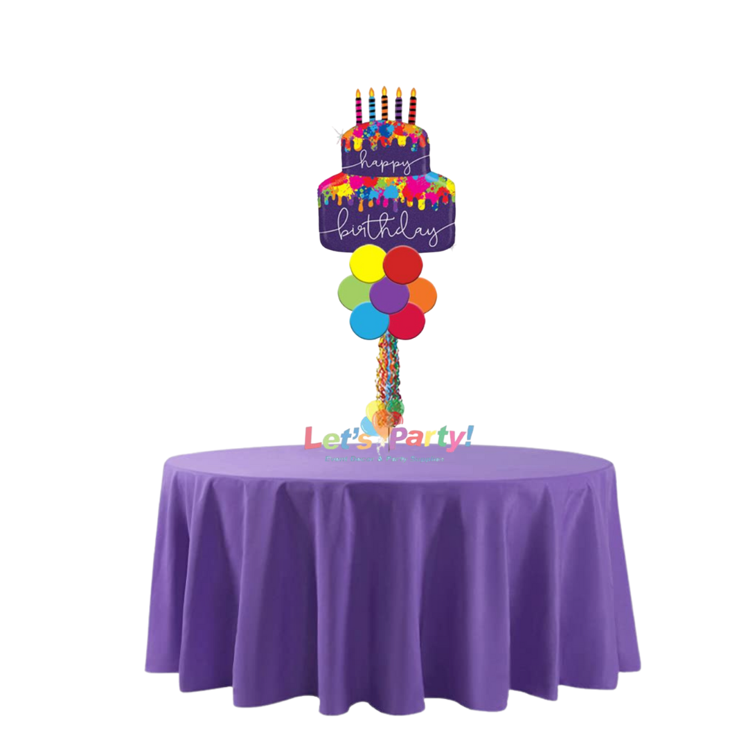 Birthday Cake - Table Centerpiece