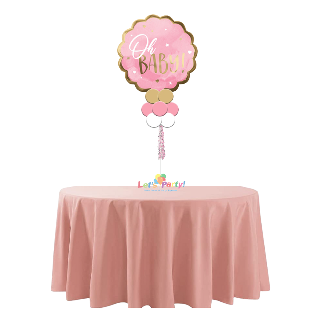 Oh Baby - Girl - Table Centerpiece
