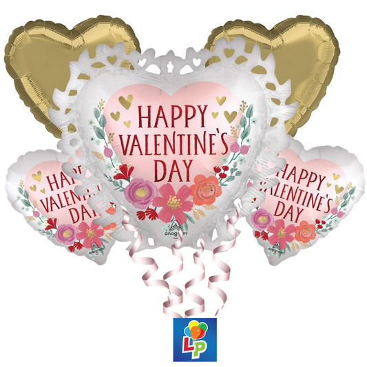 HVD Satin Romatic Flowers Bouquet