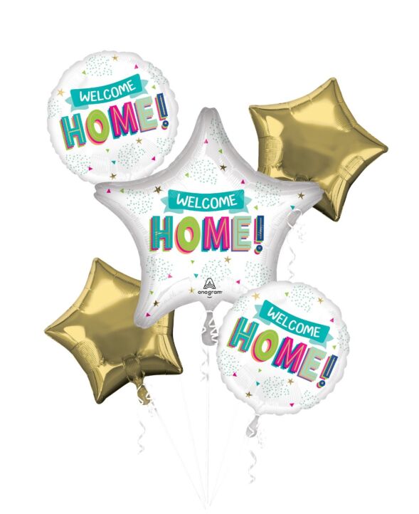 Welcome Home Balloon Bouquet - Let's Party! Event Decor & Party Supplies