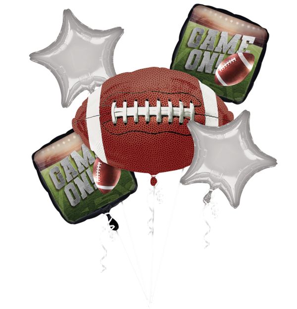 Game On Football Balloon Bouquet - Let's Party! Event Decor & Party Supplies