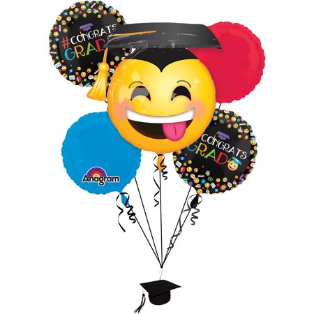 Awesome Grad Congrats Emoji Bouquet - Let's Party! Event Decor & Party Supplies